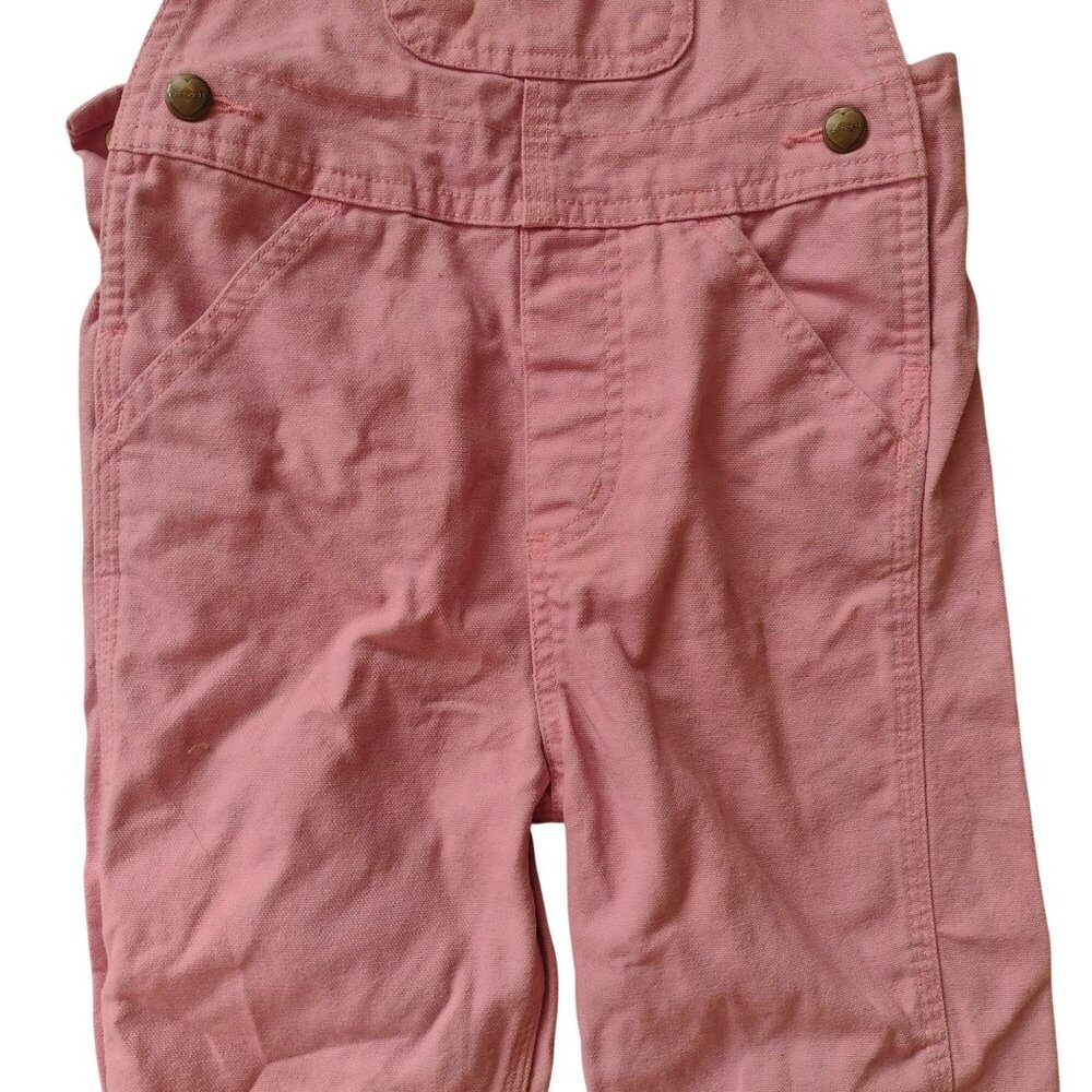 Carhartt Pink Toddler Overalls 3T w 3 Tees Outdoor Durable Workwear - Picture 5 of 13